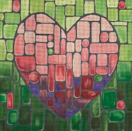 Stained Glass Heart