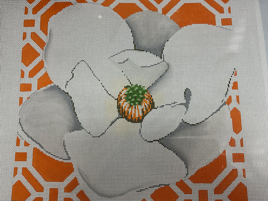 Magnolia on Tangerine